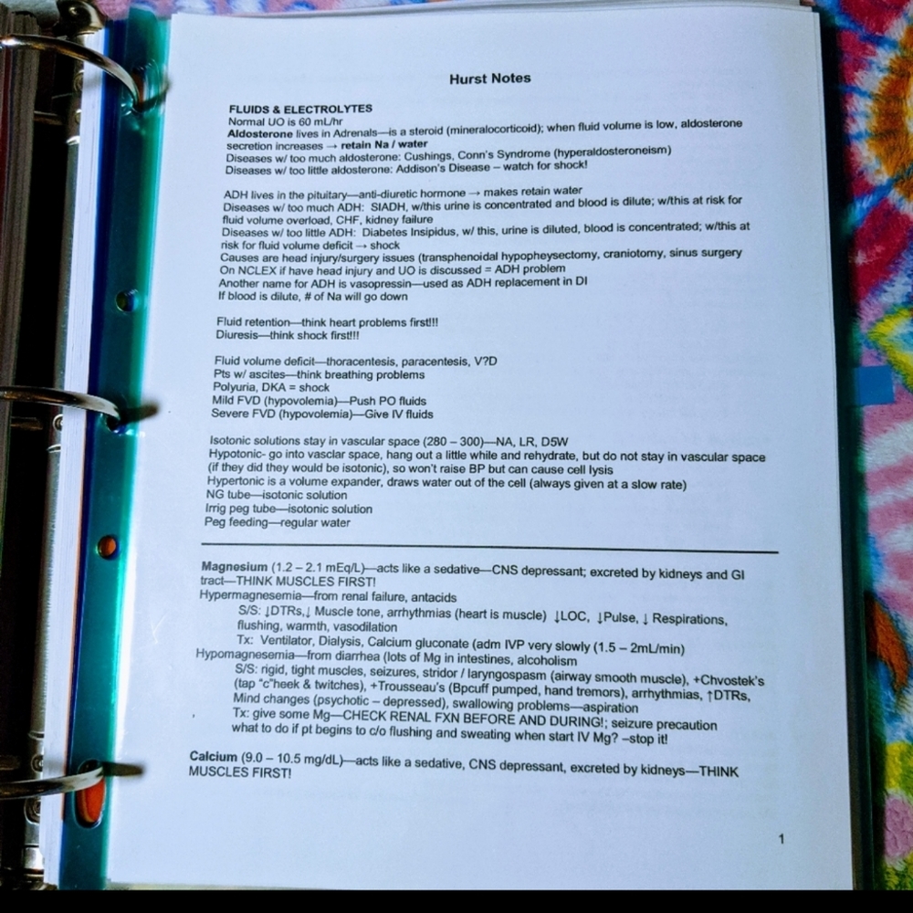 #️⃣1️⃣3️⃣ 💥NCLEX Review Notes💥